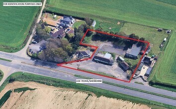 Yeovil Rd, Bradford Abbas, DOR - VUE AÉRIENNE vue de carte