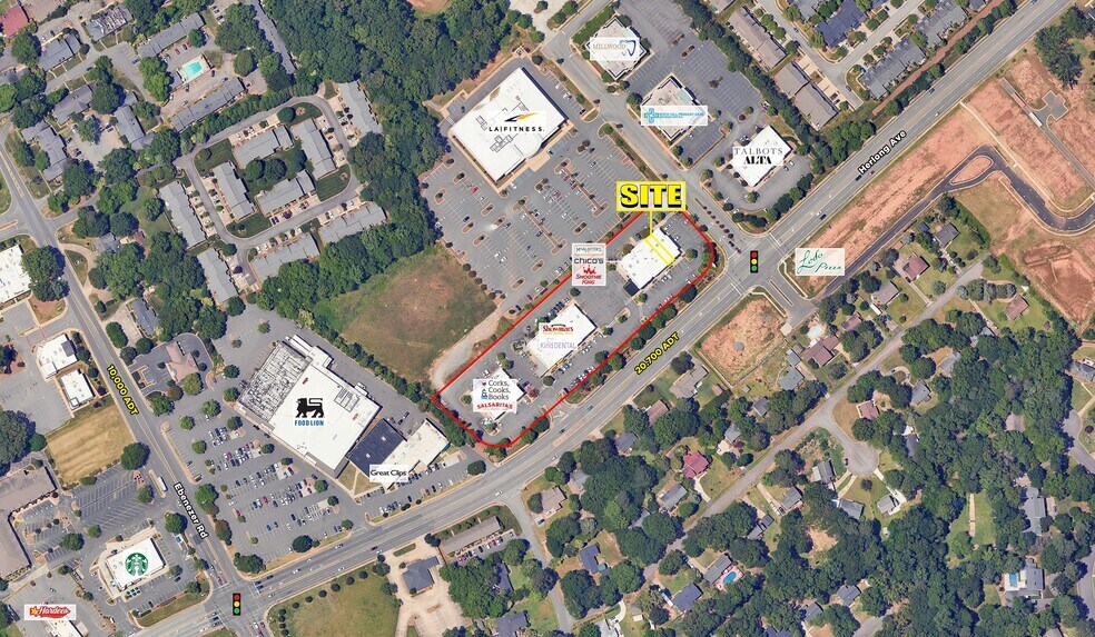 295 Herlong Ave, Rock Hill, SC à louer - Aérien – Image 2 sur 4
