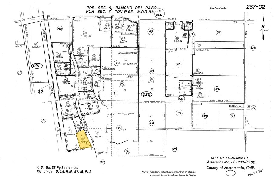 4361 Pell Dr, Sacramento, CA à louer - Plan cadastral – Image 2 sur 6