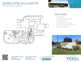 1551-1555 Bond St, Naperville, IL à louer Plan d’étage– Image 2 sur 2