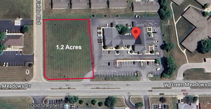 400 W Green Meadows Dr, Greenfield, IN - VUE AÉRIENNE  vue de carte