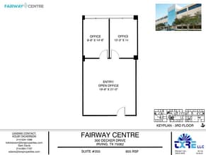 300 Decker Dr, Irving, TX à louer Plan d’étage– Image 1 sur 1