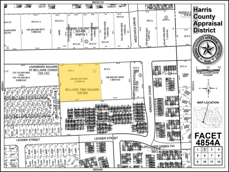12989 Bellaire Blvd, Houston, TX à vendre - Plan cadastral – Image 3 sur 107