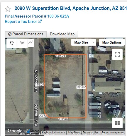 2090 W Superstition Blvd, Apache Junction, AZ à vendre - Aérien – Image 2 sur 4