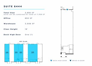 6420-6432 Warren Dr, Norcross, GA à louer Plan d’étage– Image 1 sur 1