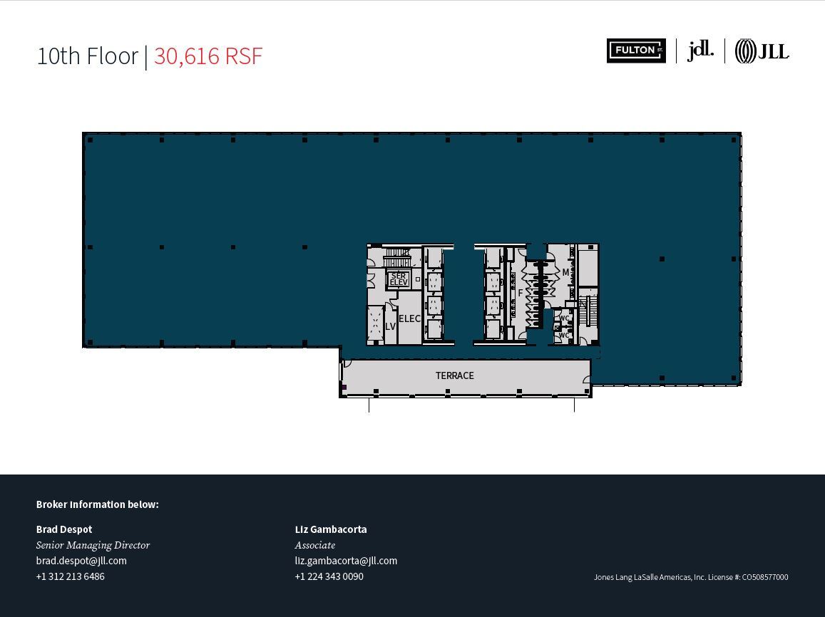 919 W Fulton Market, Chicago, IL à louer Plan d’étage– Image 1 sur 1