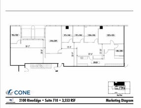 2100 Riveredge Pky NW, Atlanta, GA à louer Plan d’étage– Image 2 sur 2