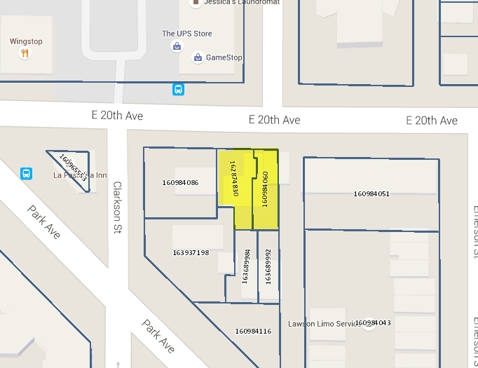 818 E 20th Ave, Denver, CO à vendre - Plan cadastral – Image 3 sur 3