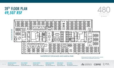 480 Washington Blvd, Jersey City, NJ à louer Plan d’étage– Image 1 sur 1
