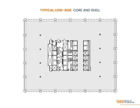 1185 Avenue of the Americas, New York, NY à louer Plan d’étage– Image 1 sur 5