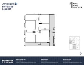 1 E Wacker Dr, Chicago, IL à louer Plan d’étage– Image 1 sur 1