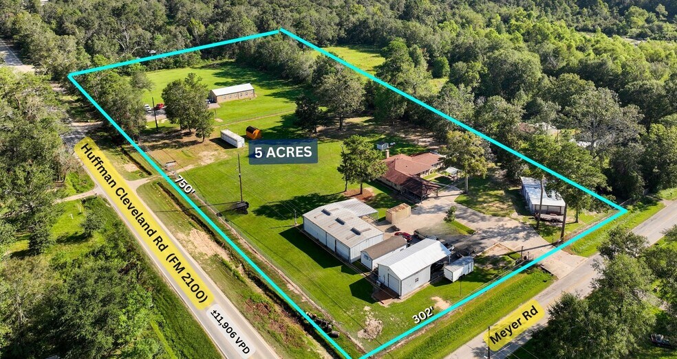 31574 Huffman Cleveland Rd, Huffman, TX à vendre - Aérien – Image 3 sur 22