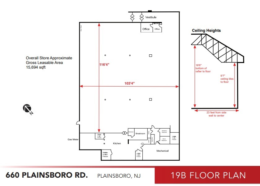 660 Plainsboro Rd, Plainsboro, NJ à louer Plan d’étage– Image 1 sur 1