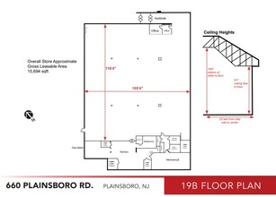 660 Plainsboro Rd, Plainsboro, NJ à louer Plan d’étage– Image 1 sur 1