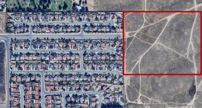 Hillcrest, Vacant Land, Bakersfield, CA - VUE AÉRIENNE  vue de carte