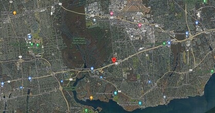 4481-4517 Sunrise Hwy, Bohemia, NY - VUE AÉRIENNE vue de carte - Image1