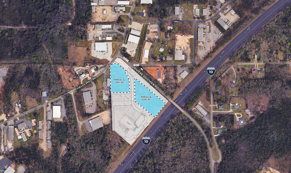 3500 Riviere du Chien Ct, Mobile, AL à vendre - Aérien – Image 2 sur 3