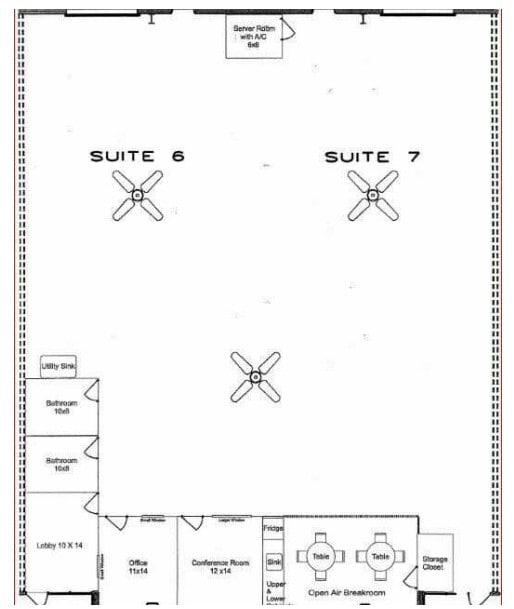 11 Hagerty Blvd, West Chester, PA à louer Plan d’étage– Image 1 sur 1