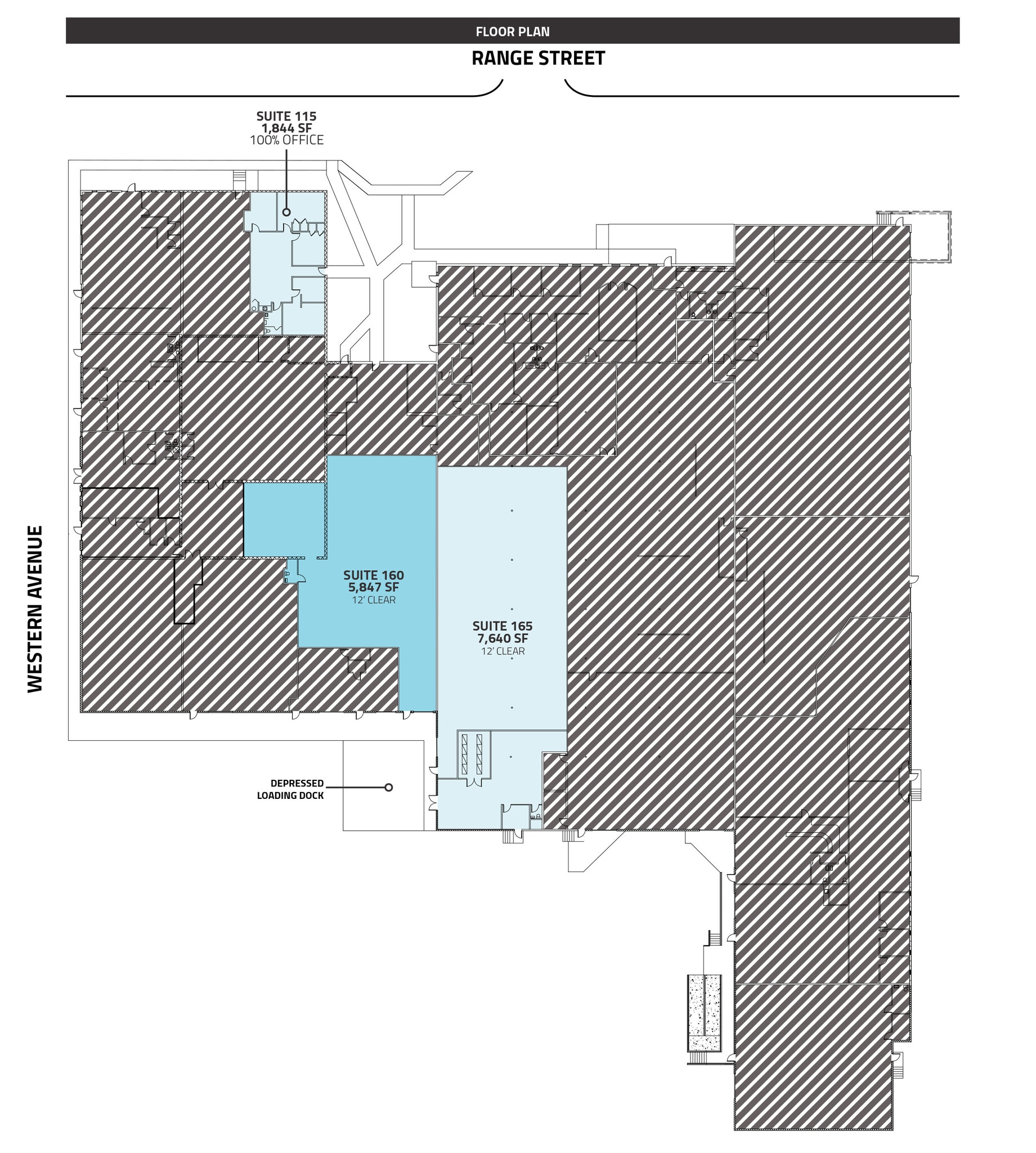 5311 Western Ave, Boulder, CO à louer Plan d’étage– Image 1 sur 5