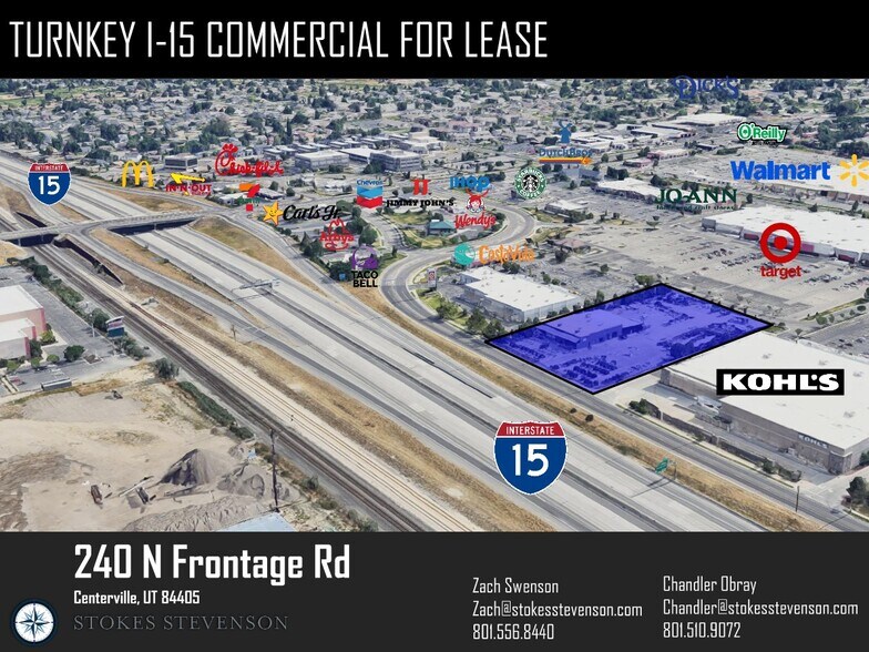 240 N Frontage Rd, Centerville, UT à louer - Aérien – Image 3 sur 5