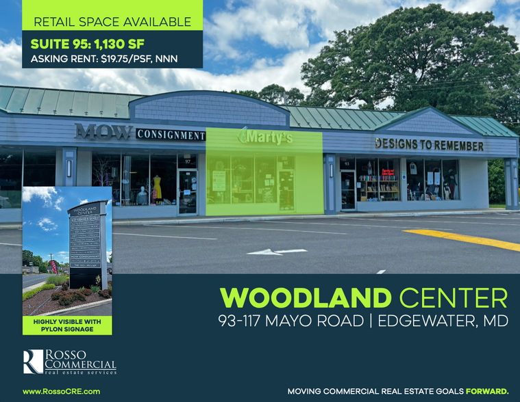 93-117 Mayo Rd, Edgewater, MD à louer - Photo de l’immeuble – Image 1 sur 4
