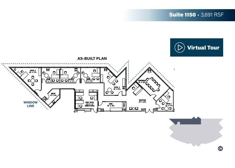 8880 Rio San Diego Dr, San Diego, CA à louer Plan d’étage– Image 1 sur 5