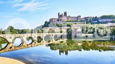 Béziers - VUE AÉRIENNE vue de carte