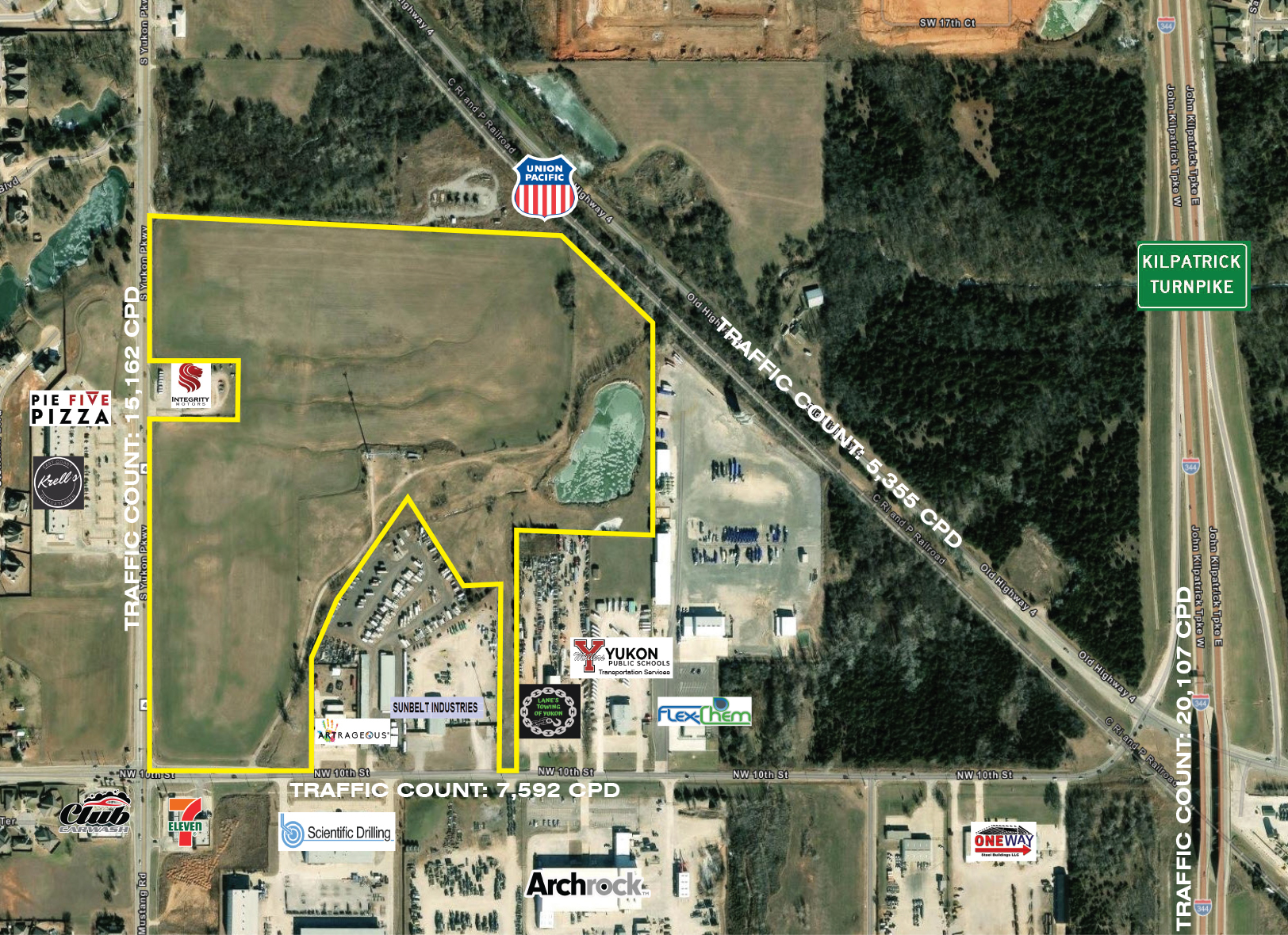 NW 10th St & N Mustang Rd, Yukon, OK à vendre Photo principale– Image 1 sur 2