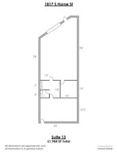 1817 S Horne, Mesa, AZ à louer Plan d’étage– Image 1 sur 2
