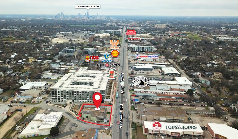 6719 N Lamar Blvd, Austin, TX à vendre - Aérien – Image 1 sur 4