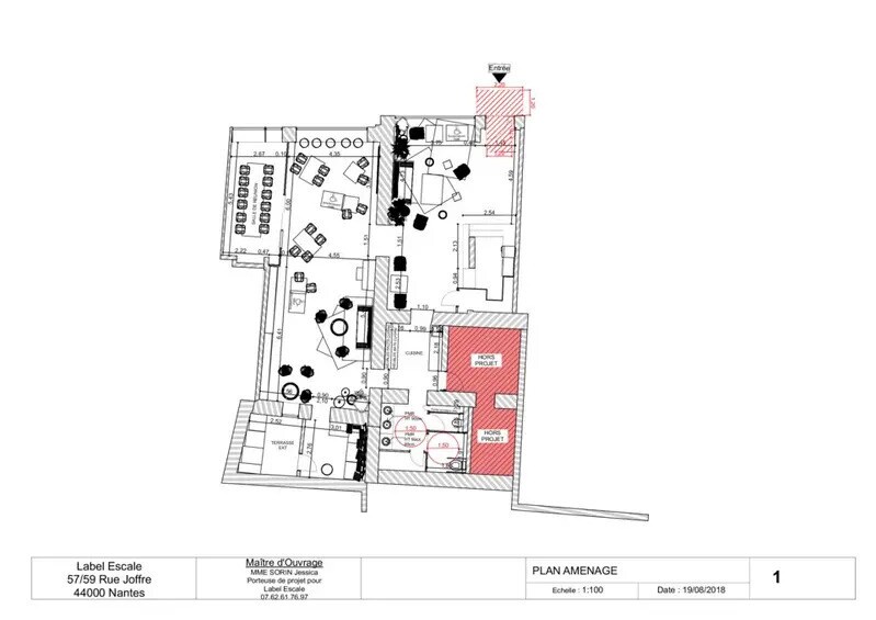 57-59 Rue Maréchal Joffre, Nantes à louer - Plan d’étage – Image 3 sur 6