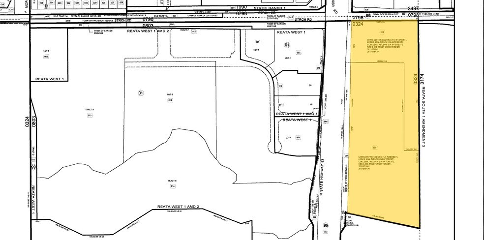 Parker Road & Stroh Road Rd, Parker, CO à louer - Plan cadastral – Image 3 sur 3