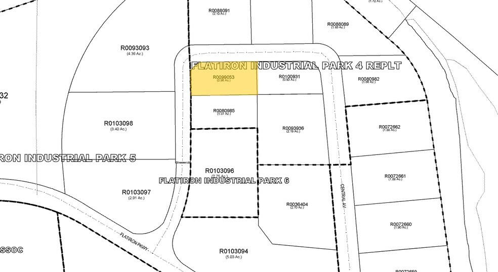 5766 Central Ave, Boulder, CO à louer - Plan cadastral – Image 2 sur 2