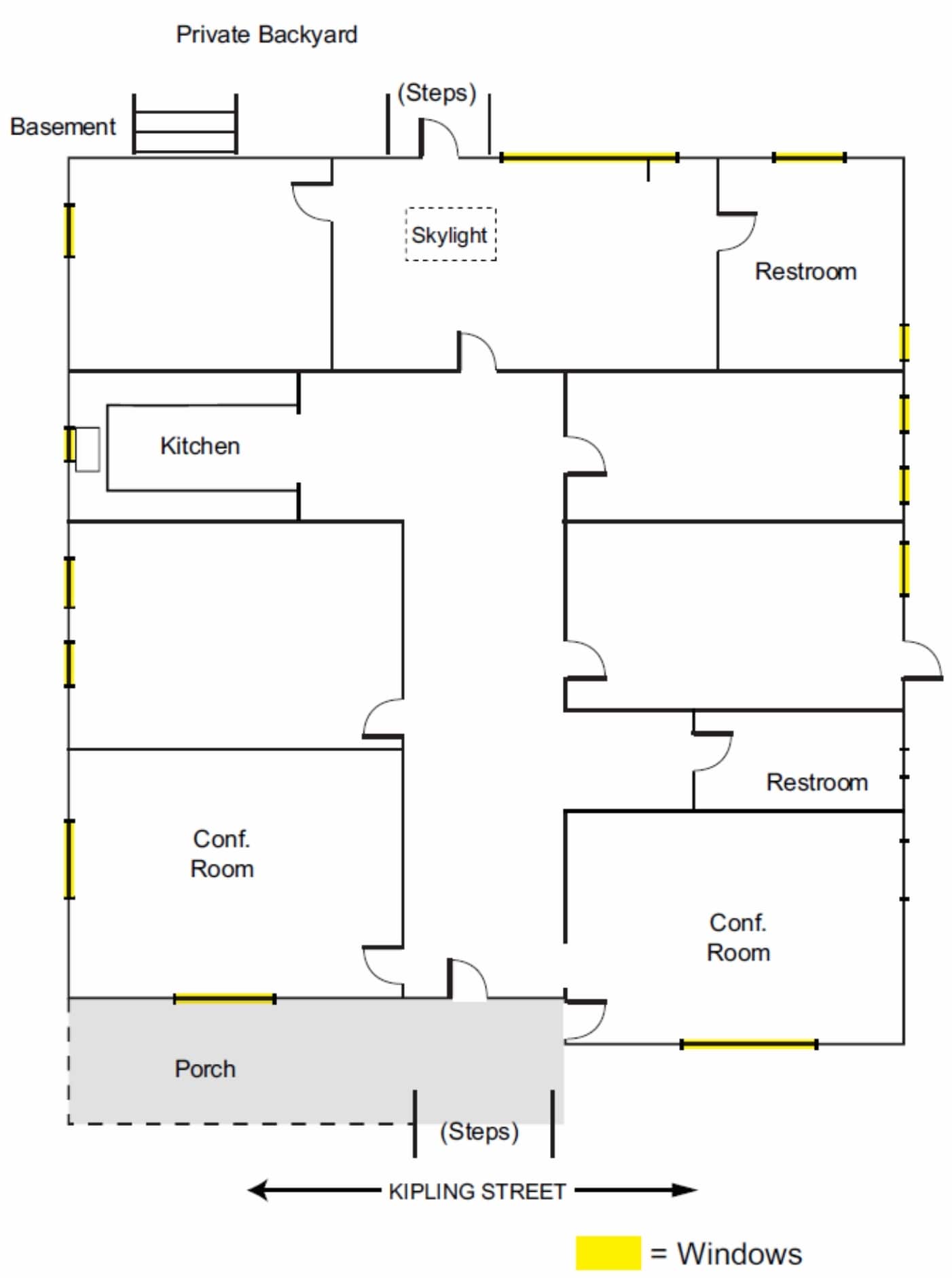 411 Kipling St, Palo Alto, CA à louer Plan d’étage– Image 1 sur 1