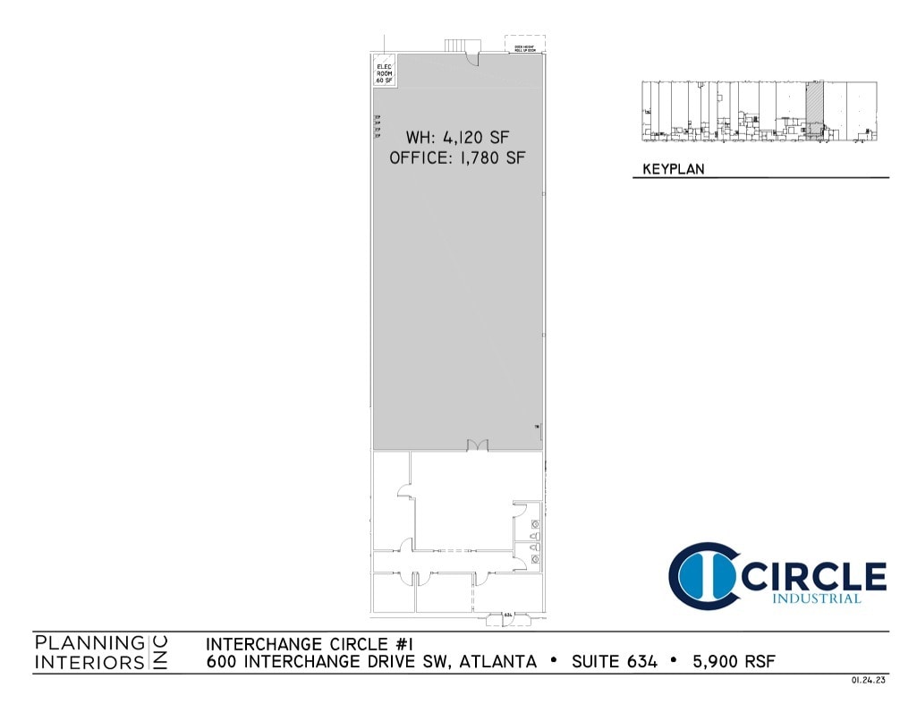 600-640 Interchange Dr SW, Atlanta, GA à louer Plan d’étage– Image 1 sur 1