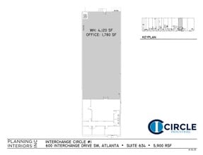 600-640 Interchange Dr SW, Atlanta, GA à louer Plan d’étage– Image 1 sur 1
