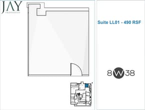 8 W 38th St, New York, NY à louer Plan d’étage– Image 1 sur 2