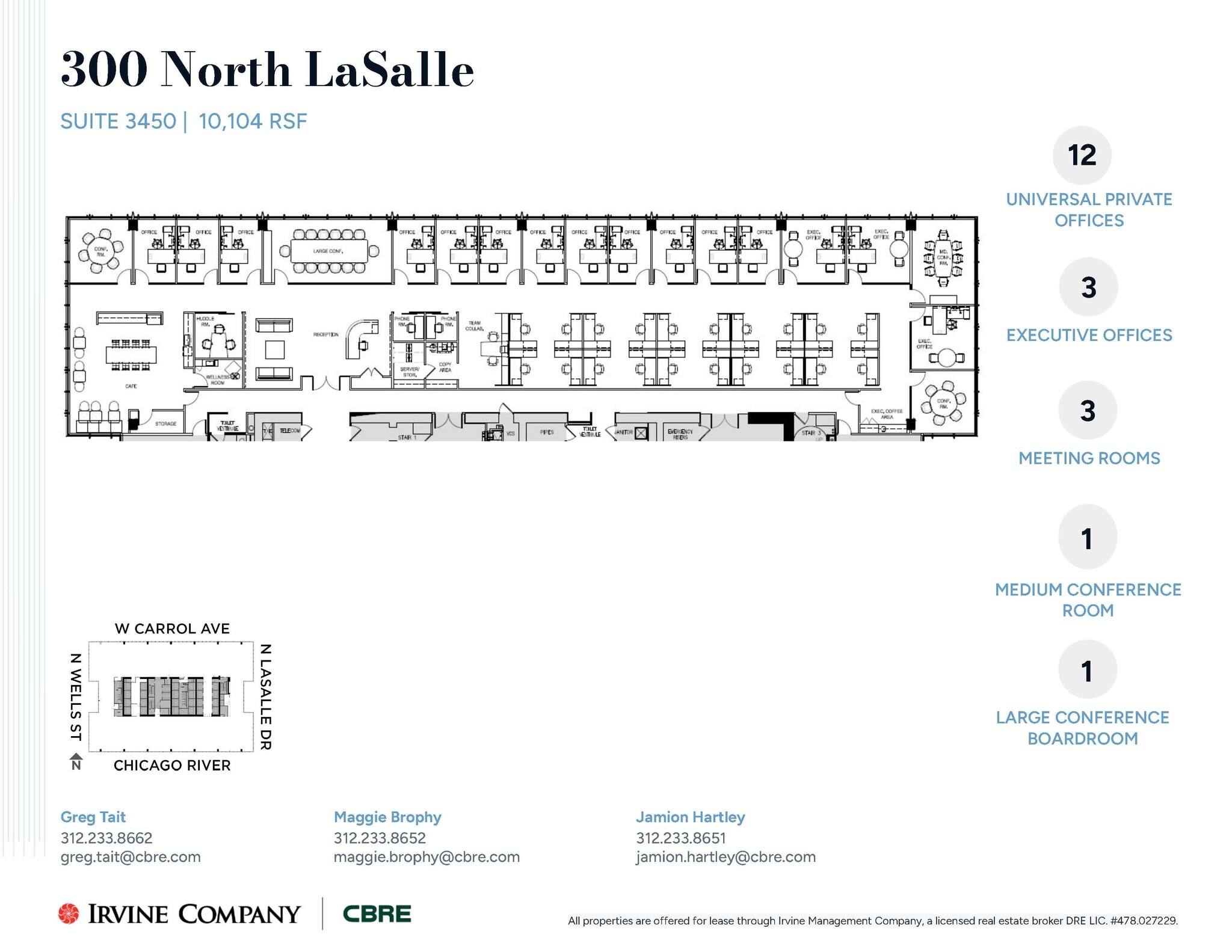 300 N LaSalle St, Chicago, IL à louer Plan d’étage– Image 1 sur 1