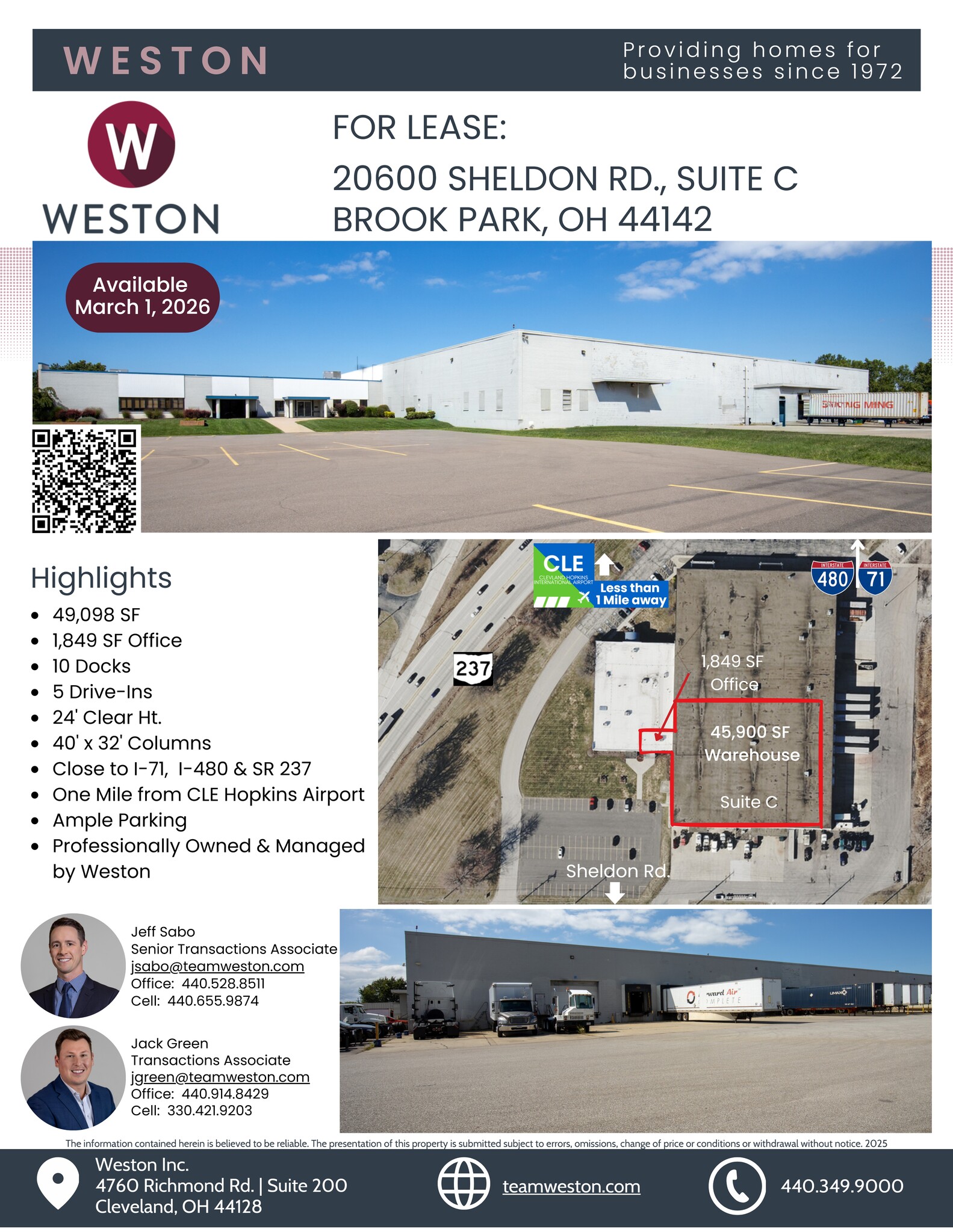 20600 Sheldon Rd, Brook Park, OH à louer Plan de site– Image 1 sur 4