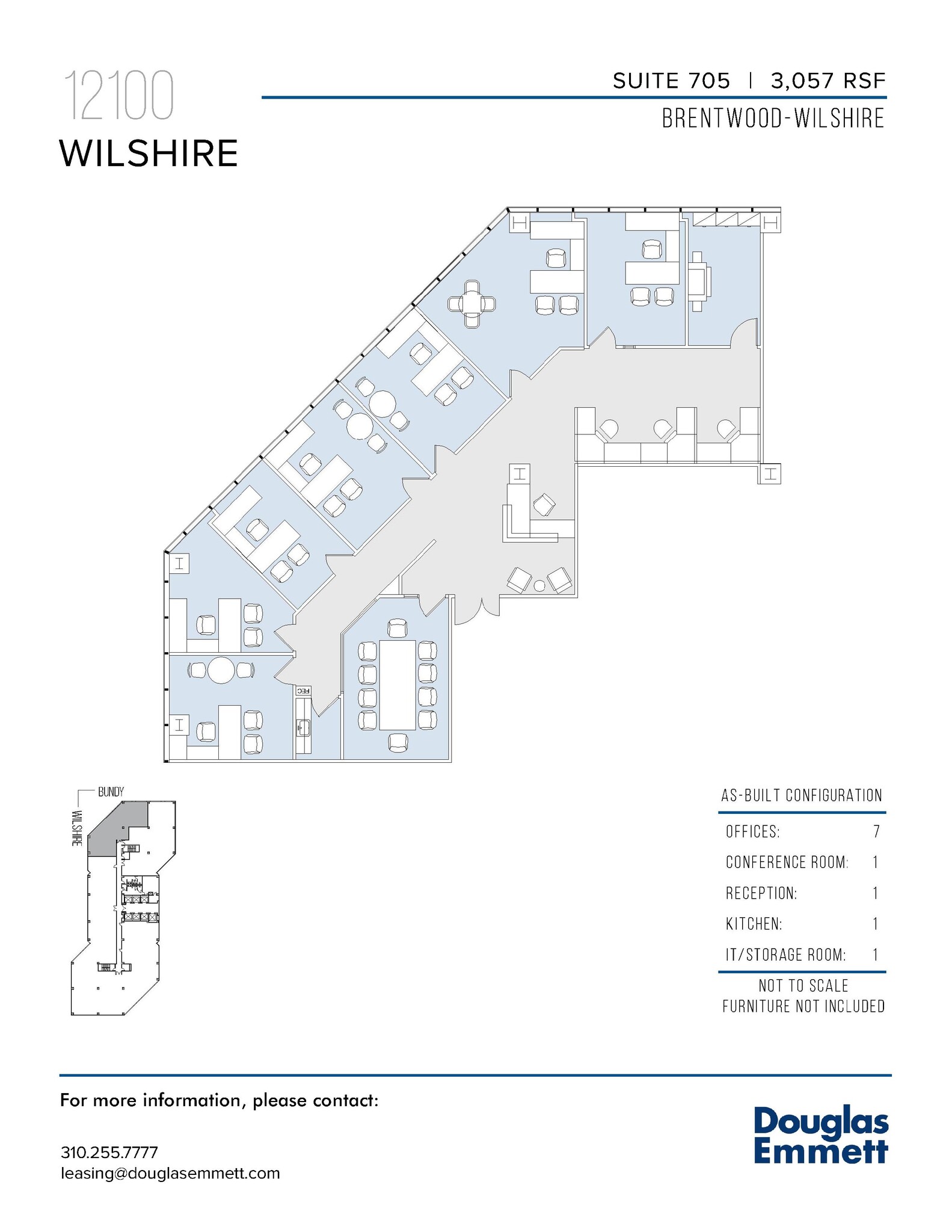 12100 Wilshire Blvd, Los Angeles, CA à louer Plan d’étage– Image 1 sur 1