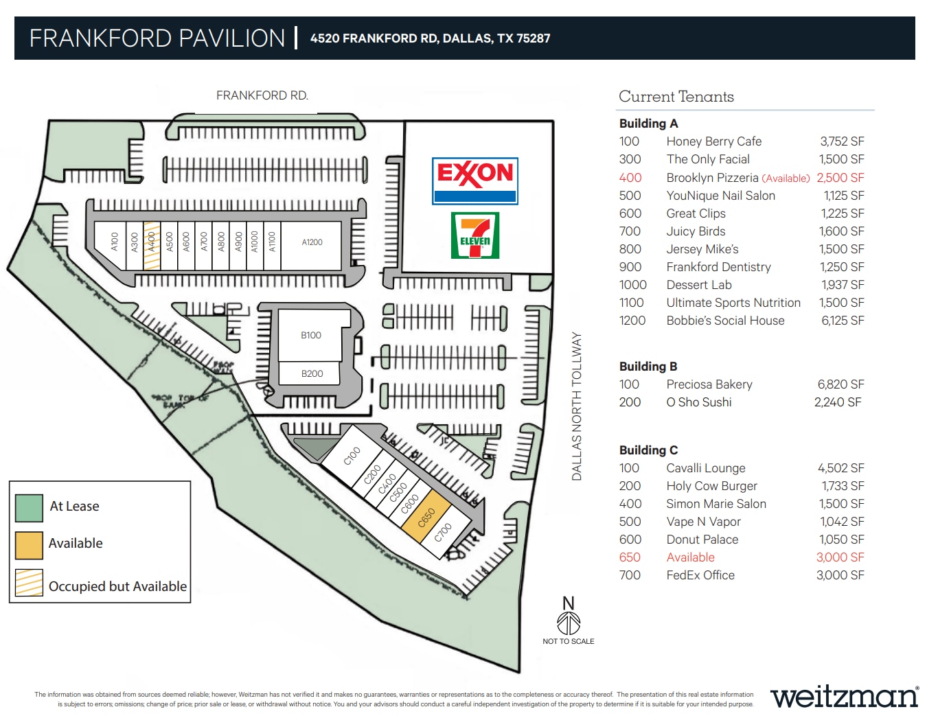 4520 Frankford Rd, Dallas, TX à louer Plan de site– Image 1 sur 5
