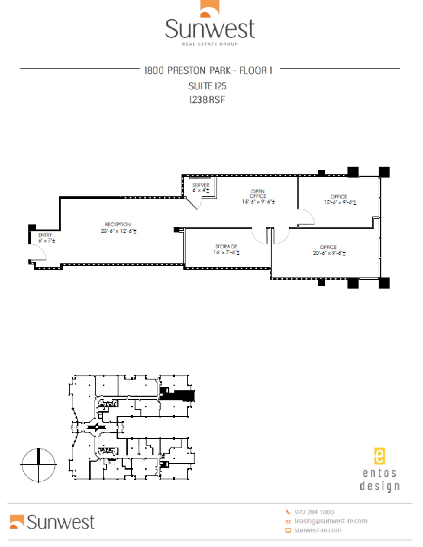 1800 Preston Park Blvd, Plano, TX à louer Plan d’étage– Image 1 sur 1