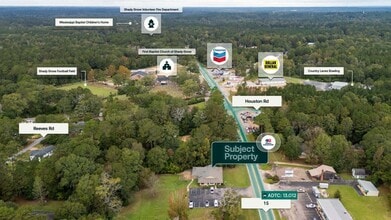 4412 Highway 15 N, Laurel, MS - VUE AÉRIENNE vue de carte - Image1