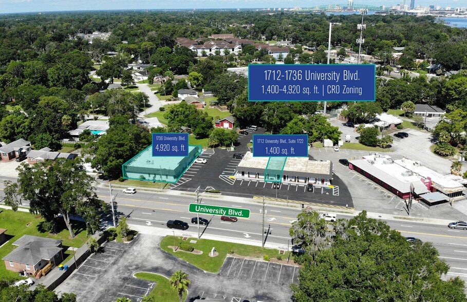 1712-1736 University Blvd S, Jacksonville, FL à louer - Aérien – Image 2 sur 2
