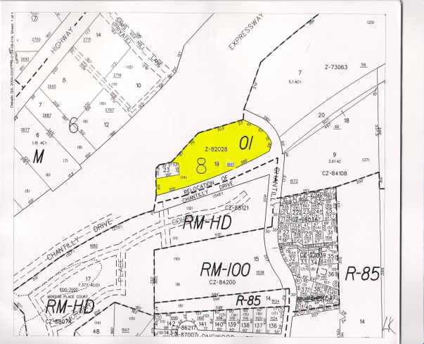 1605 Chantilly Dr Ne, Atlanta, GA à louer - Plan cadastral – Image 3 sur 6