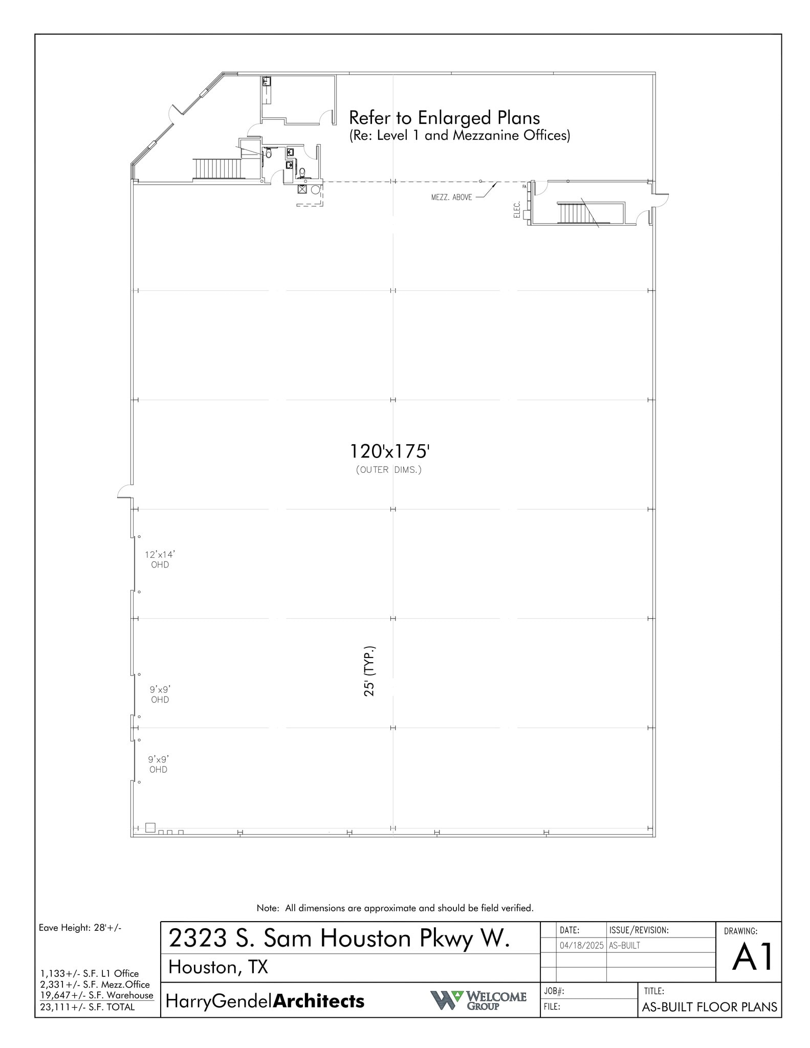 2323 S Sam Houston Pky W, Houston, TX à louer Plan de site– Image 1 sur 1