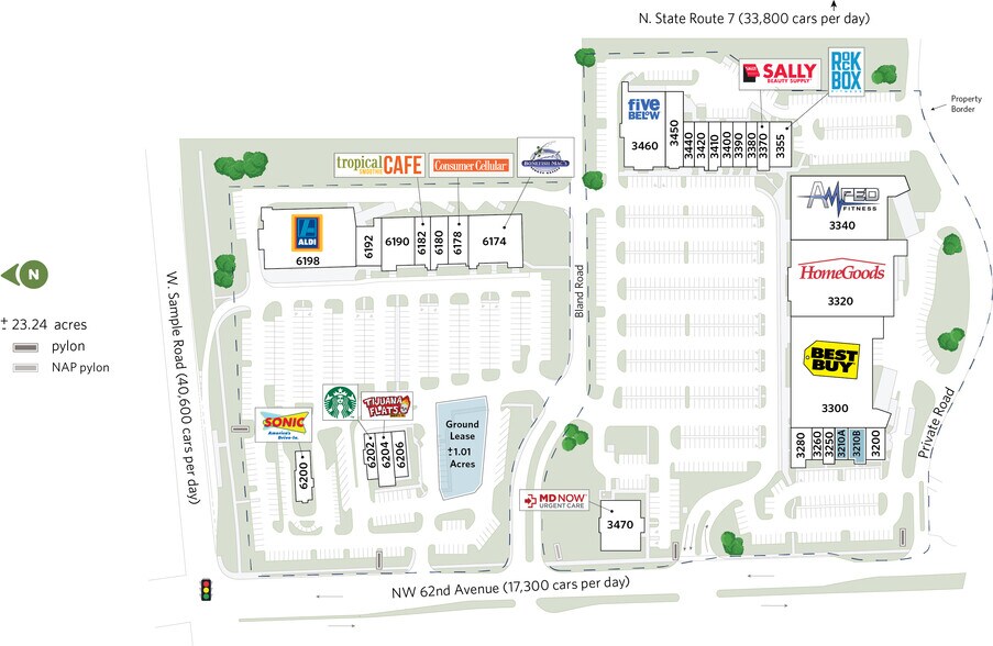 Sample Rd, Coral Springs, FL à louer - Plan de site – Image 3 sur 31