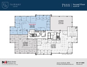 7108-7121 Fairway Dr, Palm Beach Gardens, FL à louer Plan d’étage– Image 2 sur 8