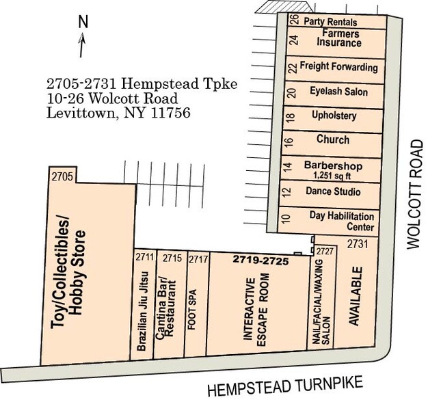 2705-2731 Hempstead Tpke, Levittown, NY à vendre - Photo de l’immeuble – Image 2 sur 7
