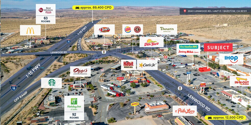 2843 Lenwood Rd, Barstow, CA à louer - Photo de l’immeuble – Image 2 sur 2